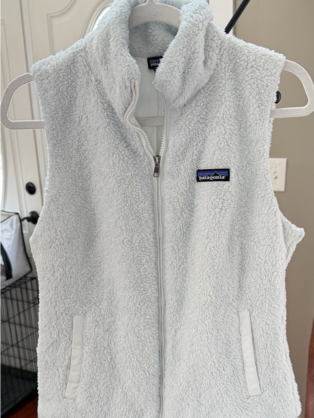 Patagonia  Sherpa Fleece Vest in Light Blue